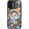 image:imageCASETiFY for iPhone 16 Pro Case  Impact Ring Stand MagSafe Compatible  Kickstand  66 ft 3x Military Grade Drop Protection  Eleanor by Ivory Paper Co  BlackDisco Magic
