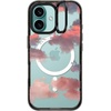 image:imageCASETiFY for iPhone 16 Pro Case  Impact Ring Stand MagSafe Compatible  Kickstand  66 ft 3x Military Grade Drop Protection  Eleanor by Ivory Paper Co  BlackClouds Red