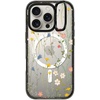 image:imageCASETiFY for iPhone 16 Pro Case  Impact Ring Stand MagSafe Compatible  Kickstand  66 ft 3x Military Grade Drop Protection  Eleanor by Ivory Paper Co  BlackDreamy Floral Pattern