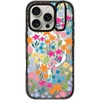 image:imageCASETiFY for iPhone 16 Pro Case  Impact Ring Stand MagSafe Compatible  Kickstand  66 ft 3x Military Grade Drop Protection  Eleanor by Ivory Paper Co  Blackbright spring flowers
