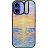 image:imageCASETiFY for iPhone 16 Pro Case  Impact Ring Stand MagSafe Compatible  Kickstand  66 ft 3x Military Grade Drop Protection  Eleanor by Ivory Paper Co  BlackFrosted Sunset