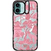 image:imageCASETiFY for iPhone 16 Pro Case  Impact Ring Stand MagSafe Compatible  Kickstand  66 ft 3x Military Grade Drop Protection  Eleanor by Ivory Paper Co  BlackCheetah Paradise Pink