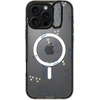 image:imageCASETiFY for iPhone 16 Pro Case  Impact Ring Stand MagSafe Compatible  Kickstand  66 ft 3x Military Grade Drop Protection  Eleanor by Ivory Paper Co  BlackSmall Blue Flowers