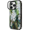 image:imageCASETiFY for iPhone 16 Pro Case  Impact Ring Stand MagSafe Compatible  Kickstand  66 ft 3x Military Grade Drop Protection  Eleanor by Ivory Paper Co  BlackWild Squill Flowers