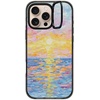 image:imageCASETiFY for iPhone 16 Pro Case  Impact Ring Stand MagSafe Compatible  Kickstand  66 ft 3x Military Grade Drop Protection  Eleanor by Ivory Paper Co  BlackFrosted Sunset