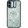 image:imageCASETiFY for iPhone 16 Pro Case  Impact Ring Stand MagSafe Compatible  Kickstand  66 ft 3x Military Grade Drop Protection  Eleanor by Ivory Paper Co  BlackWildflower Friday