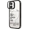 image:imageCASETiFY for iPhone 16 Pro Case  Impact Ring Stand MagSafe Compatible  Kickstand  66 ft 3x Military Grade Drop Protection  Eleanor by Ivory Paper Co  BlackLife Goes On
