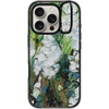 image:imageCASETiFY for iPhone 16 Pro Case  Impact Ring Stand MagSafe Compatible  Kickstand  66 ft 3x Military Grade Drop Protection  Eleanor by Ivory Paper Co  BlackWild Squill Flowers
