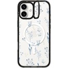 image:imageCASETiFY for iPhone 16 Pro Case  Impact Ring Stand MagSafe Compatible  Kickstand  66 ft 3x Military Grade Drop Protection  Eleanor by Ivory Paper Co  BlackSmall Blue Flowers