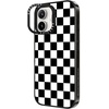 image:imageCASETiFY for iPhone 16 Pro Case  Impact Ring Stand MagSafe Compatible  Kickstand  66 ft 3x Military Grade Drop Protection  Eleanor by Ivory Paper Co  BlackBlack White Check Checkerboard