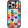 image:imageCASETiFY for iPhone 16 Pro Case  Impact Ring Stand MagSafe Compatible  Kickstand  66 ft 3x Military Grade Drop Protection  Eleanor by Ivory Paper Co  BlackClear Polka Daub Hearts