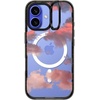 image:imageCASETiFY for iPhone 16 Pro Case  Impact Ring Stand MagSafe Compatible  Kickstand  66 ft 3x Military Grade Drop Protection  Eleanor by Ivory Paper Co  BlackClouds Red