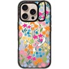 image:imageCASETiFY for iPhone 16 Pro Case  Impact Ring Stand MagSafe Compatible  Kickstand  66 ft 3x Military Grade Drop Protection  Eleanor by Ivory Paper Co  Blackbright spring flowers