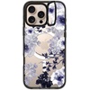 image:imageCASETiFY for iPhone 16 Pro Case  Impact Ring Stand MagSafe Compatible  Kickstand  66 ft 3x Military Grade Drop Protection  Eleanor by Ivory Paper Co  BlackBlue Spring
