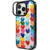 image:imageCASETiFY for iPhone 16 Pro Case  Impact Ring Stand MagSafe Compatible  Kickstand  66 ft 3x Military Grade Drop Protection  Eleanor by Ivory Paper Co  BlackClear Polka Daub Hearts