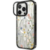 image:imageCASETiFY for iPhone 16 Pro Case  Impact Ring Stand MagSafe Compatible  Kickstand  66 ft 3x Military Grade Drop Protection  Eleanor by Ivory Paper Co  BlackDreamy Floral Pattern