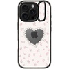 image:imageCASETiFY for iPhone 16 Pro Case  Impact Ring Stand MagSafe Compatible  Kickstand  66 ft 3x Military Grade Drop Protection  Eleanor by Ivory Paper Co  BlackPearly Heart