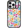 image:imageCASETiFY for iPhone 16 Pro Case  Impact Ring Stand MagSafe Compatible  Kickstand  66 ft 3x Military Grade Drop Protection  Eleanor by Ivory Paper Co  Blackbright spring flowers