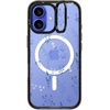 image:imageCASETiFY for iPhone 16 Pro Case  Impact Ring Stand MagSafe Compatible  Kickstand  66 ft 3x Military Grade Drop Protection  Eleanor by Ivory Paper Co  BlackSmall Blue Flowers