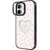 image:imageCASETiFY for iPhone 16 Pro Case  Impact Ring Stand MagSafe Compatible  Kickstand  66 ft 3x Military Grade Drop Protection  Eleanor by Ivory Paper Co  BlackPearly Heart