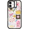 image:imageCASETiFY for iPhone 16 Pro Case  Impact Ring Stand MagSafe Compatible  Kickstand  66 ft 3x Military Grade Drop Protection  Eleanor by Ivory Paper Co  BlackYou Are Stars Collage