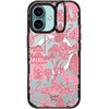 image:imageCASETiFY for iPhone 16 Pro Case  Impact Ring Stand MagSafe Compatible  Kickstand  66 ft 3x Military Grade Drop Protection  Eleanor by Ivory Paper Co  BlackCheetah Paradise Pink