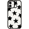 image:imageCASETiFY for iPhone 16 Pro Case  Impact Ring Stand MagSafe Compatible  Kickstand  66 ft 3x Military Grade Drop Protection  Eleanor by Ivory Paper Co  BlackStar Marks