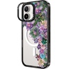 image:imageCASETiFY for iPhone 16 Pro Case  Impact Ring Stand MagSafe Compatible  Kickstand  66 ft 3x Military Grade Drop Protection  Eleanor by Ivory Paper Co  BlackMY SUCCULENT GARDEN