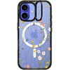 image:imageCASETiFY for iPhone 16 Pro Case  Impact Ring Stand MagSafe Compatible  Kickstand  66 ft 3x Military Grade Drop Protection  Eleanor by Ivory Paper Co  BlackDreamy Floral Pattern
