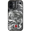 image:imageCASETiFY for iPhone 16 Pro Case  Impact Ring Stand MagSafe Compatible  Kickstand  66 ft 3x Military Grade Drop Protection  Eleanor by Ivory Paper Co  BlackPower Dragon