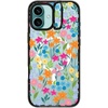 image:imageCASETiFY for iPhone 16 Pro Case  Impact Ring Stand MagSafe Compatible  Kickstand  66 ft 3x Military Grade Drop Protection  Eleanor by Ivory Paper Co  Blackbright spring flowers
