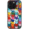 image:imageCASETiFY for iPhone 16 Pro Case  Impact Ring Stand MagSafe Compatible  Kickstand  66 ft 3x Military Grade Drop Protection  Eleanor by Ivory Paper Co  BlackClear Polka Daub Hearts