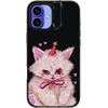 image:imageCASETiFY for iPhone 16 Pro Case  Impact Ring Stand MagSafe Compatible  Kickstand  66 ft 3x Military Grade Drop Protection  Eleanor by Ivory Paper Co  BlackCLOWN KITTY