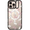 image:imageCASETiFY for iPhone 16 Pro Case  Impact Ring Stand MagSafe Compatible  Kickstand  66 ft 3x Military Grade Drop Protection  Eleanor by Ivory Paper Co  BlackRabbit Ribbon