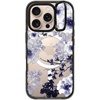 image:imageCASETiFY for iPhone 16 Pro Case  Impact Ring Stand MagSafe Compatible  Kickstand  66 ft 3x Military Grade Drop Protection  Eleanor by Ivory Paper Co  BlackBlue Spring