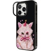 image:imageCASETiFY for iPhone 16 Pro Case  Impact Ring Stand MagSafe Compatible  Kickstand  66 ft 3x Military Grade Drop Protection  Eleanor by Ivory Paper Co  BlackCLOWN KITTY