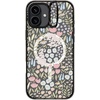 image:imageCASETiFY for iPhone 16 Pro Case  Impact Ring Stand MagSafe Compatible  Kickstand  66 ft 3x Military Grade Drop Protection  Eleanor by Ivory Paper Co  BlackEleanor