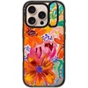 image:imageCASETiFY for iPhone 16 Pro Case  Impact Ring Stand MagSafe Compatible  Kickstand  66 ft 3x Military Grade Drop Protection  Eleanor by Ivory Paper Co  BlackEttaVee Watercolor Fleurs