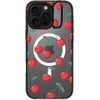 image:imageCASETiFY for iPhone 16 Pro Case  Impact Ring Stand MagSafe Compatible  Kickstand  66 ft 3x Military Grade Drop Protection  Eleanor by Ivory Paper Co  BlackCherries