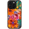 image:imageCASETiFY for iPhone 16 Pro Case  Impact Ring Stand MagSafe Compatible  Kickstand  66 ft 3x Military Grade Drop Protection  Eleanor by Ivory Paper Co  BlackEttaVee Watercolor Fleurs