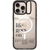 image:imageCASETiFY for iPhone 16 Pro Case  Impact Ring Stand MagSafe Compatible  Kickstand  66 ft 3x Military Grade Drop Protection  Eleanor by Ivory Paper Co  BlackLife Goes On