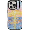image:imageCASETiFY for iPhone 16 Pro Case  Impact Ring Stand MagSafe Compatible  Kickstand  66 ft 3x Military Grade Drop Protection  Eleanor by Ivory Paper Co  BlackFrosted Sunset
