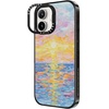 image:imageCASETiFY for iPhone 16 Pro Case  Impact Ring Stand MagSafe Compatible  Kickstand  66 ft 3x Military Grade Drop Protection  Eleanor by Ivory Paper Co  BlackFrosted Sunset