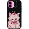 image:imageCASETiFY for iPhone 16 Pro Case  Impact Ring Stand MagSafe Compatible  Kickstand  66 ft 3x Military Grade Drop Protection  Eleanor by Ivory Paper Co  BlackCLOWN KITTY