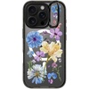 image:imageCASETiFY for iPhone 16 Pro Case  Impact Ring Stand MagSafe Compatible  Kickstand  66 ft 3x Military Grade Drop Protection  Eleanor by Ivory Paper Co  BlackPressed Floral
