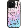 image:imageCASETiFY for iPhone 16 Pro Case  Impact Ring Stand MagSafe Compatible  Kickstand  66 ft 3x Military Grade Drop Protection  Eleanor by Ivory Paper Co  BlackClear Hydrangea Blooms