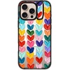 image:imageCASETiFY for iPhone 16 Pro Case  Impact Ring Stand MagSafe Compatible  Kickstand  66 ft 3x Military Grade Drop Protection  Eleanor by Ivory Paper Co  BlackClear Polka Daub Hearts