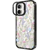 image:imageCASETiFY for iPhone 16 Pro Case  Impact Ring Stand MagSafe Compatible  Kickstand  66 ft 3x Military Grade Drop Protection  Eleanor by Ivory Paper Co  Blackpink pastel cute floral