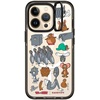 image:imageCASETiFY for iPhone 16 Pro Max Case  Impact Ring Stand MagSafe Compatible  Tom and Jerry CoLab  Kickstand  66 ft 3x Military Grade Drop Protection  Family Sticker Case  BlackPattern Sticker