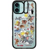 image:imageCASETiFY for iPhone 16 Pro Max Case  Impact Ring Stand MagSafe Compatible  Tom and Jerry CoLab  Kickstand  66 ft 3x Military Grade Drop Protection  Family Sticker Case  BlackFamily Sticker